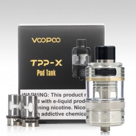 Картридж VOOPOO TPP X Pod Tank Stainless Steel с упаковкой