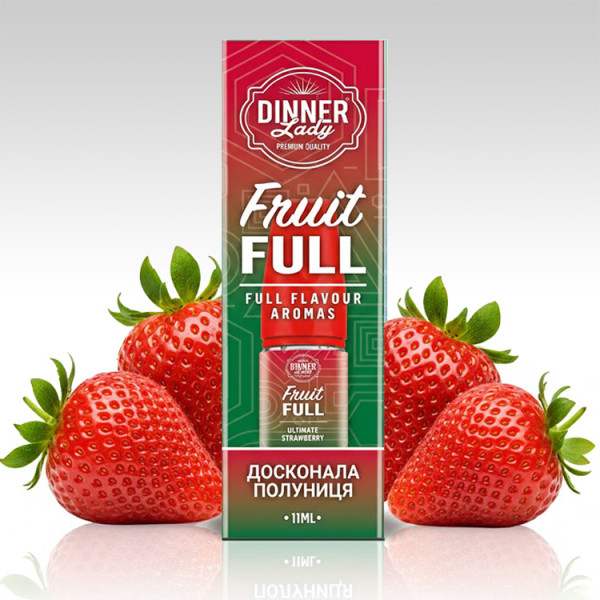 Dinner Lady Fruit FULL Ultimate Strawberry (Досконала полуниця)