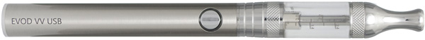 Электронная сигарета EVOD + Aspire ET стального цвета