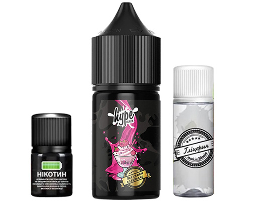 Hype Black Ice Сream raspberry (Малинове морозиво)