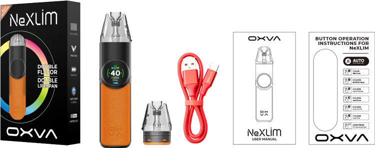Комплектація багаторазової под системи Oxva NeXLIM