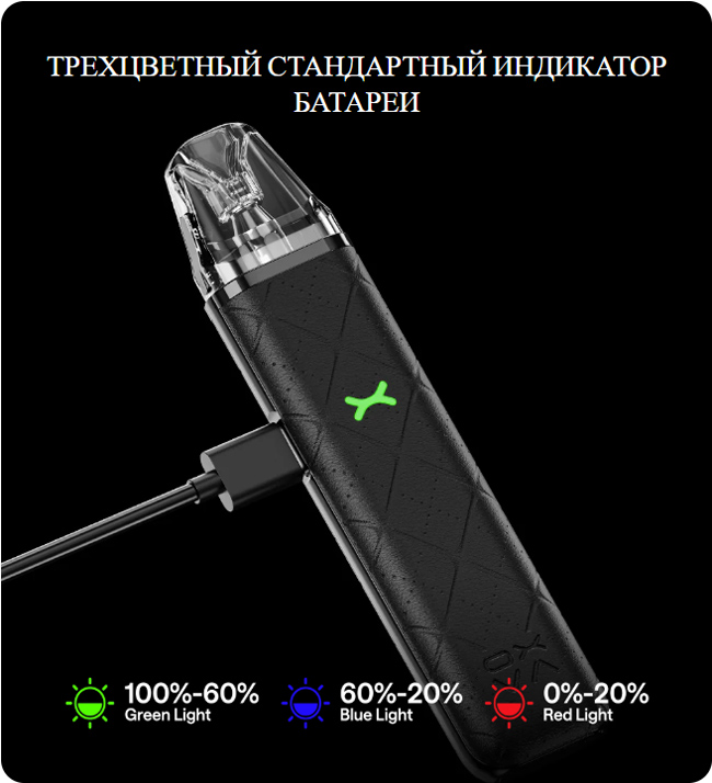 Индикатор заряда батареи OXVA Xlim GO