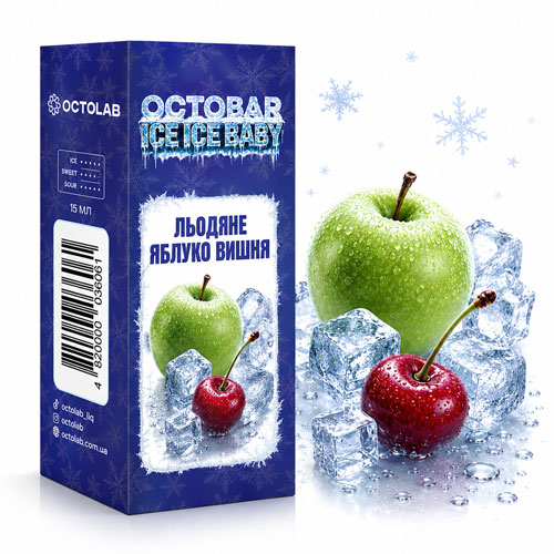 Рідина Octobar ICE ICE BABY Ice Apple Cherry