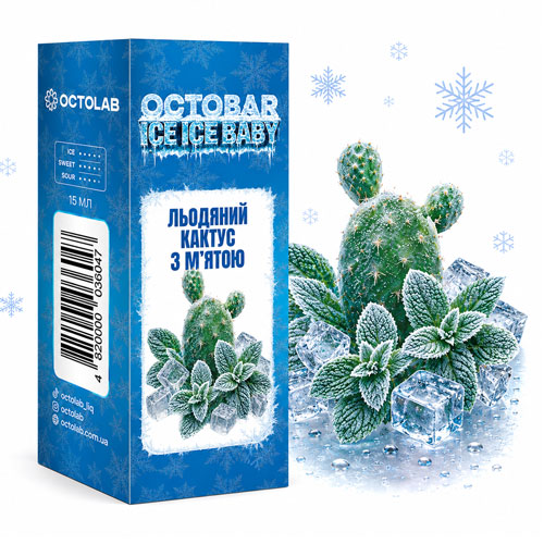 Рідина Octobar ICE ICE BABY Ice Mint Cactus