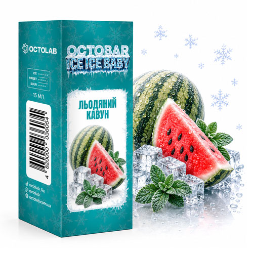 Рідина Octobar ICE ICE BABY Ice Mint Watermelon