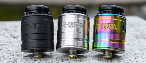 Варианты цветов Vandy Vape Phobia V2 RDA Варианты цветов Vandy Vape Phobia V2 RDA