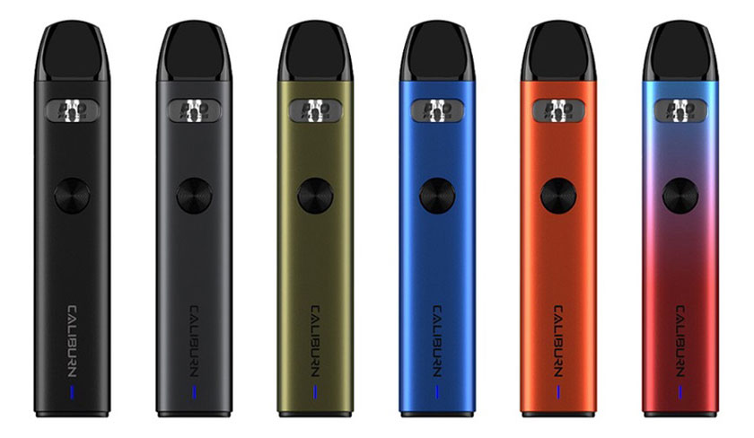Uwell Caliburn A2 POD kit різного кольору