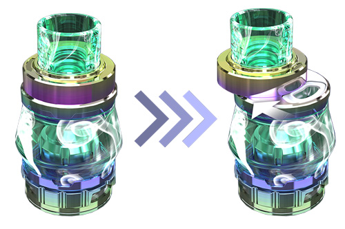 Удобная заправка жидкости Eleaf iJust 3 Удобная заправка жидкости Eleaf iJust 3