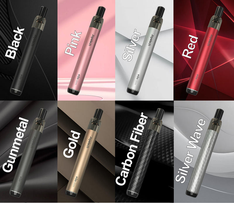 Кольори подіка Joyetech eGo Slim чорний сірий рожевий золотий карбон червоний срібний