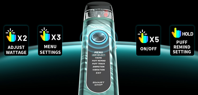 Управління в SMOK NOVO 6