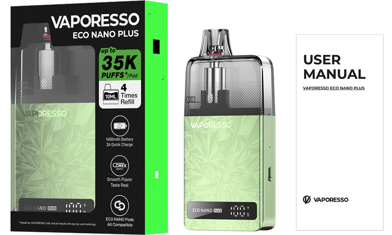 Комплектація Vaporesso ECO Nano Plus