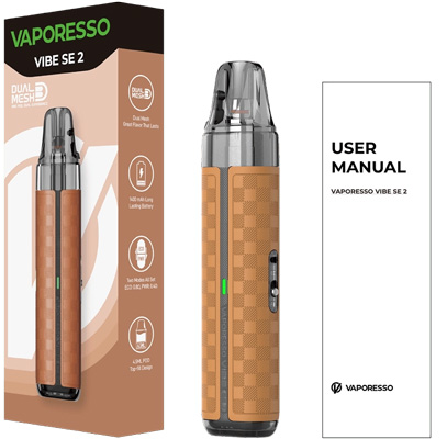 Комплектація багаторазової под системи Vaporesso Vibe SE 2