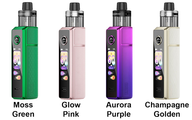 Кольори вейпу VOOPOO Drag X3
