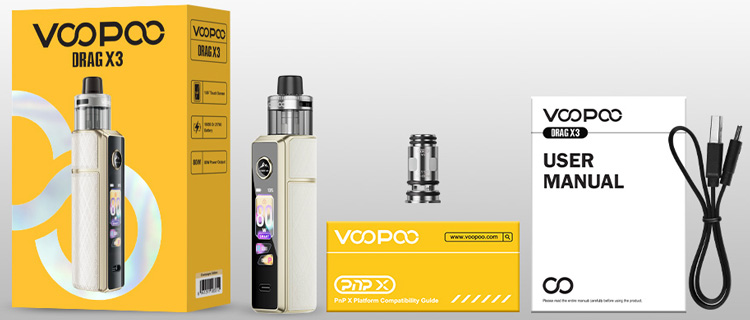 Комплектація VOOPOO Drag X3