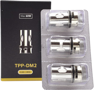 Заводська упаковка з 3 випаровувачів VOOPOO TPP DM2